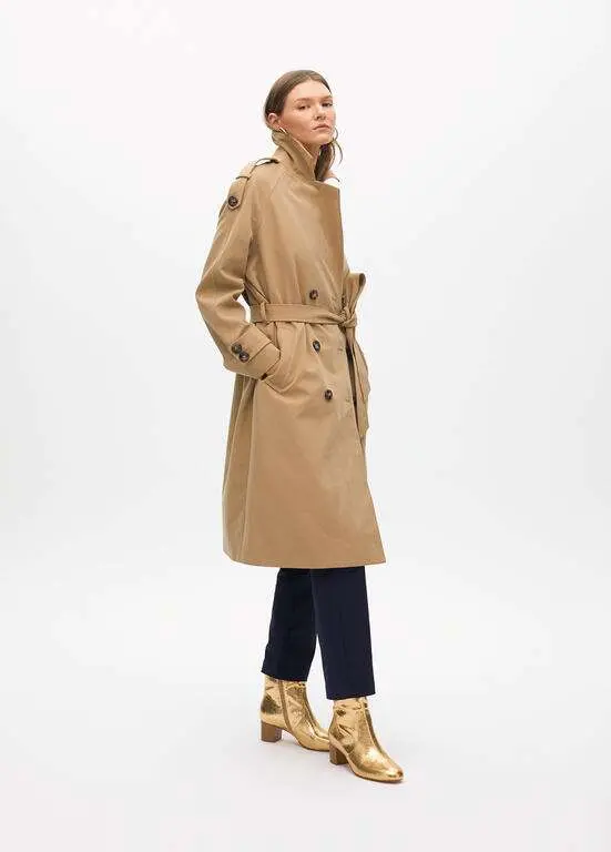 Parka larga crudo