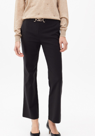 Pantalón flare con detalle joya cintura - Imagen 2