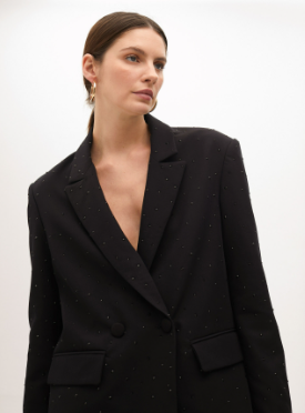 Americana negra con strass - Imagen 2