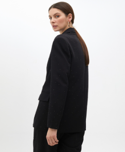 Americana negra con strass - Imagen 3